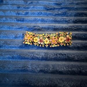 Floral Beaded Stretch Bracelet